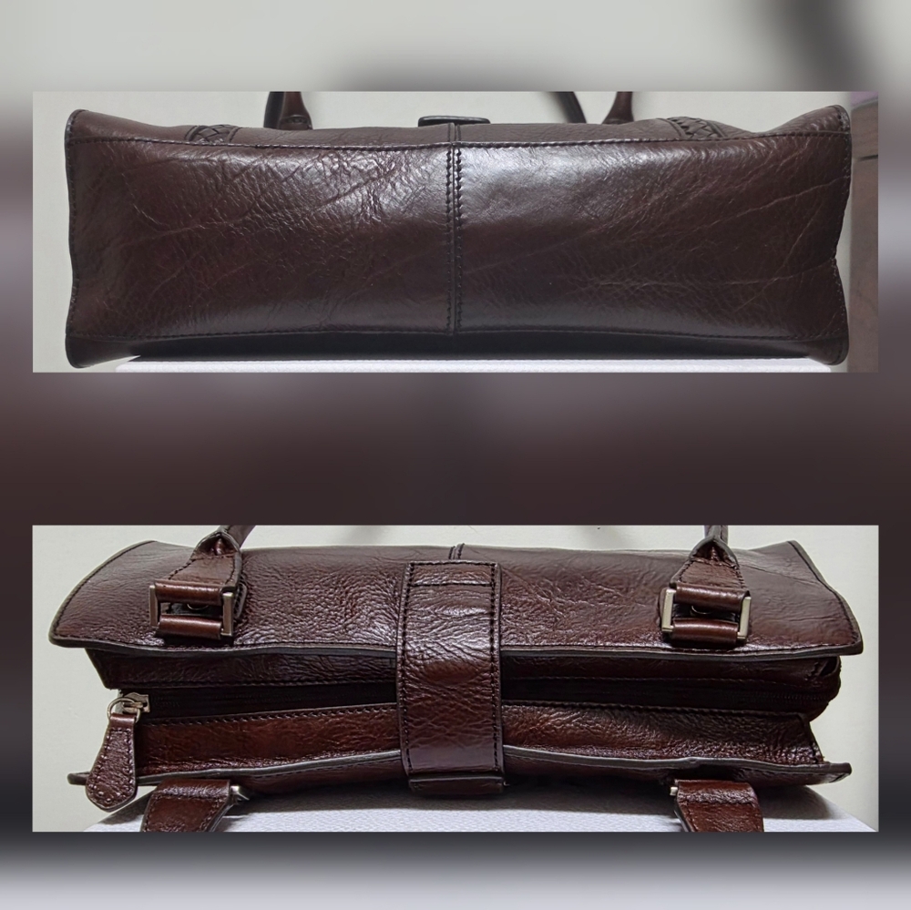 WILSONS LEATHER Leather Satchel/Shoulder Bag Excellent Used Condition - Picture 11 of 16
